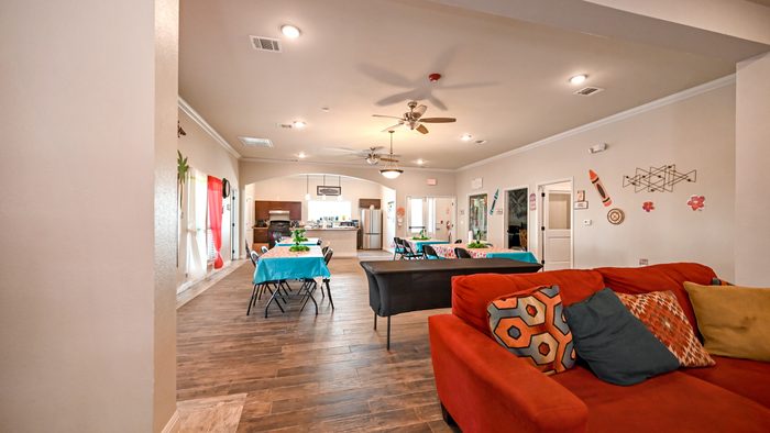 Gran Cielo clubhouse seating area