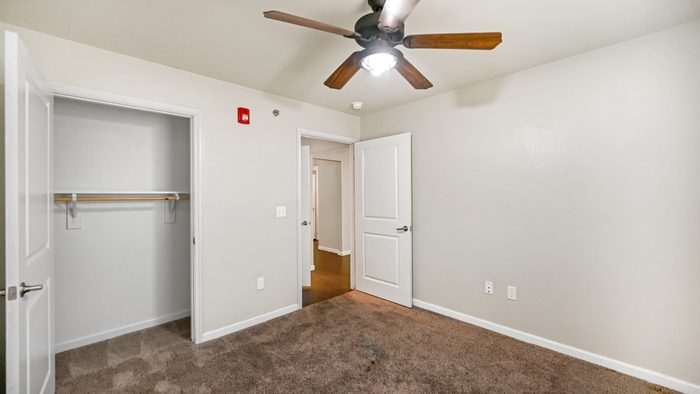 Gran Cielo bedroom with closet